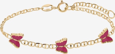 Lucardi Armband in gold / rot, Produktansicht