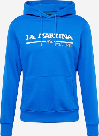 La Martina - Sudadera en azul: frente