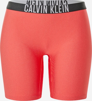 Calvin Klein Swimwear Bikini Bottoms in Red: front