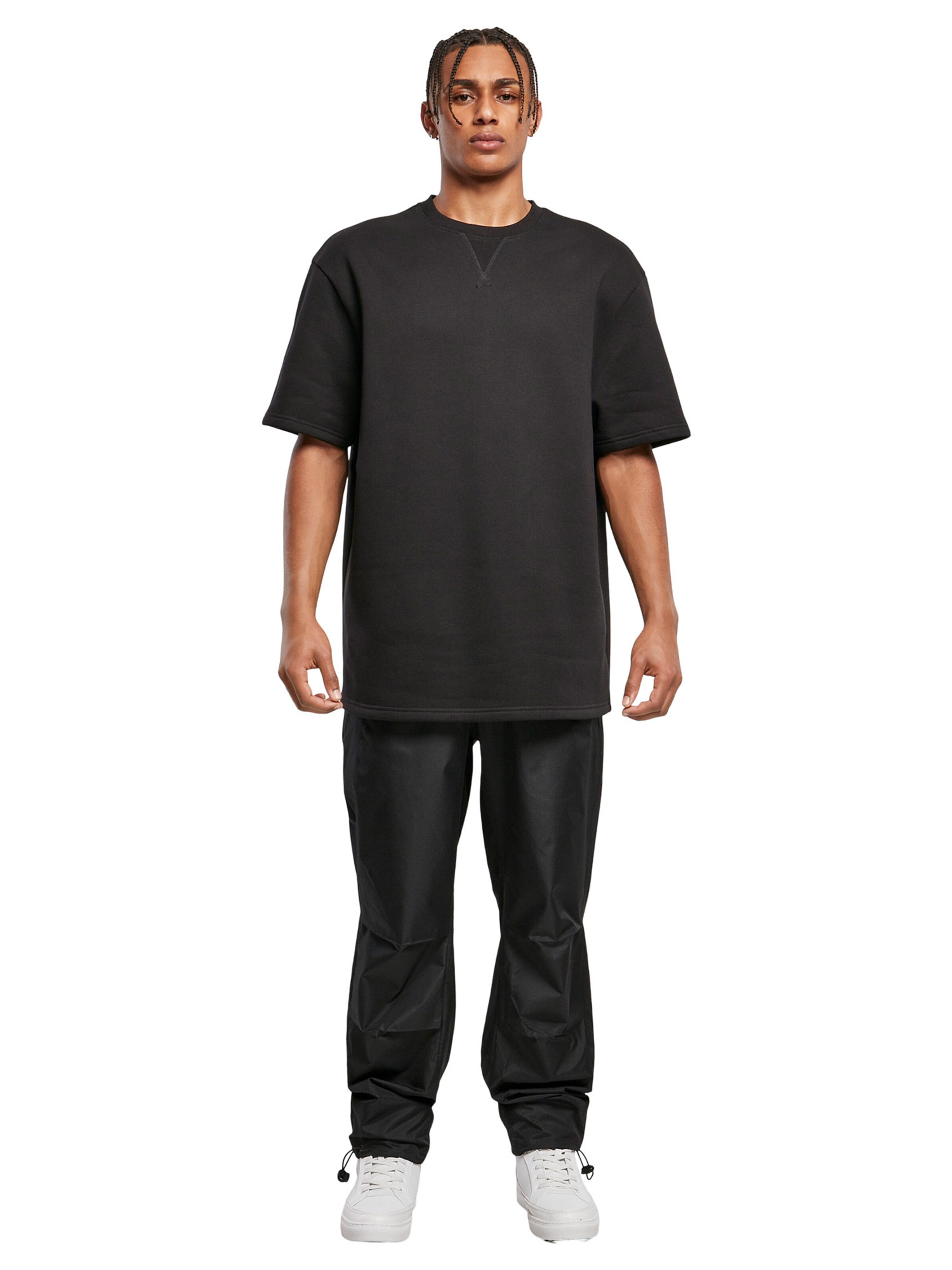 Männer Große Größen Urban Classics T-Shirt in Schwarz - QS58611
