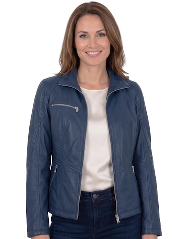 Jilani Between-season jacket 'Maura' in Blue: front