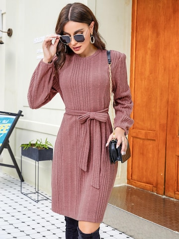 Yesfashion Gebreide jurk in Roze