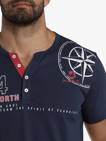 Jan Vanderstorm Shirt ' Lindrad ' in Blauw