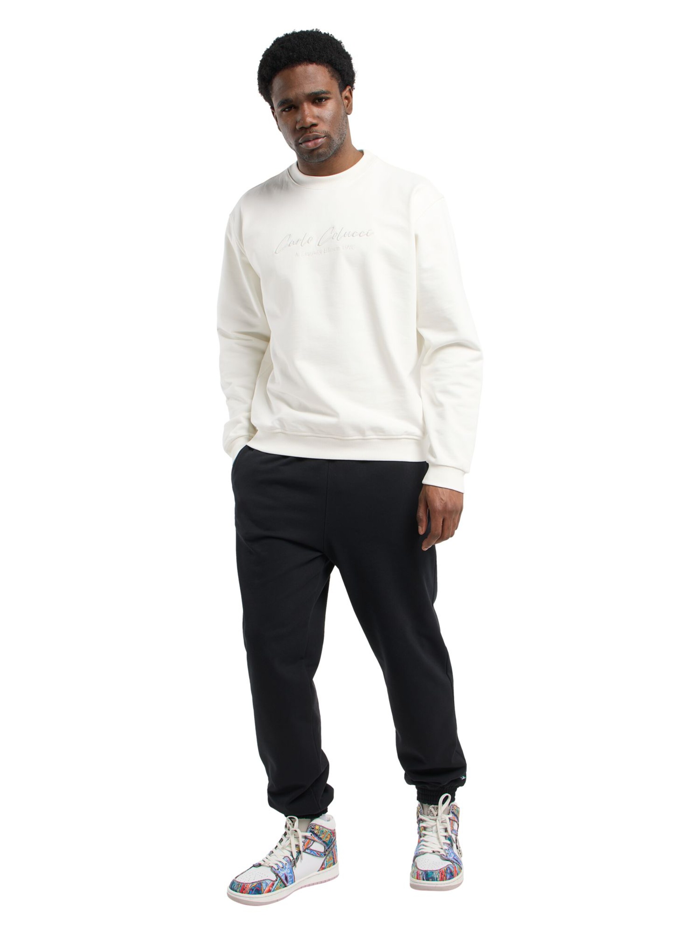 Carlo Colucci Sweatshirt in Wit
