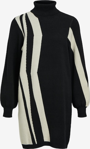Robes en maille 'RAY' OBJECT en noir : devant