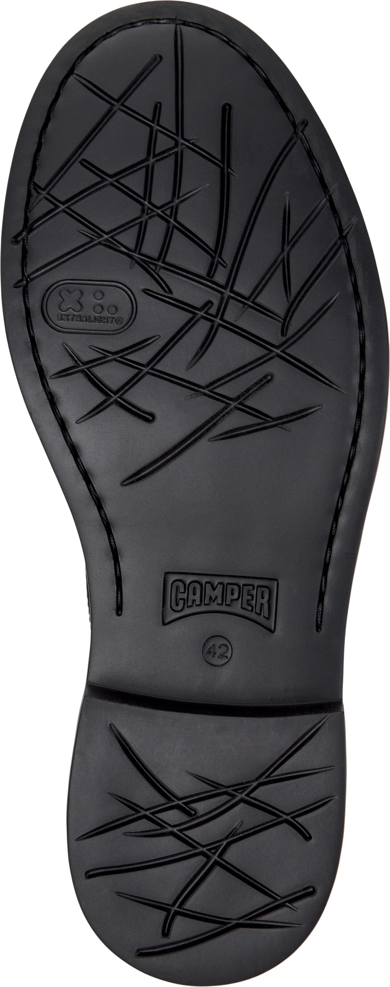 CAMPER - Sapato com atacadores 'Dean' em preto