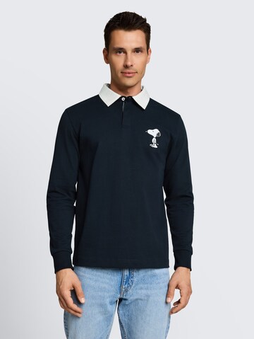 TOM TAILOR Shirt in Blauw: voorkant