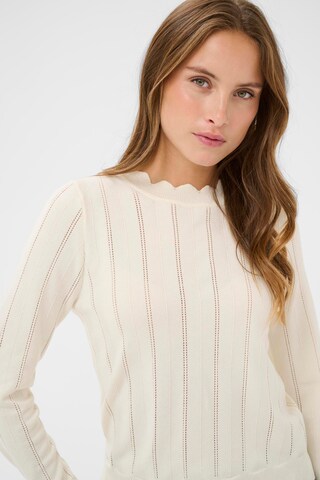 SAINT TROPEZ Pullover 'ObetteSZ' in Beige