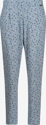 Pantalon de pyjama Skiny en bleu : devant