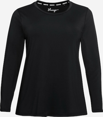 SHEEGO Performance shirt in Black: front