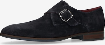 Chaussure à lacets MANFIELD en bleu : devant