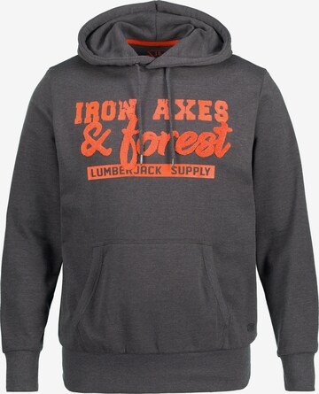 Sweat-shirt JP1880 en gris : devant