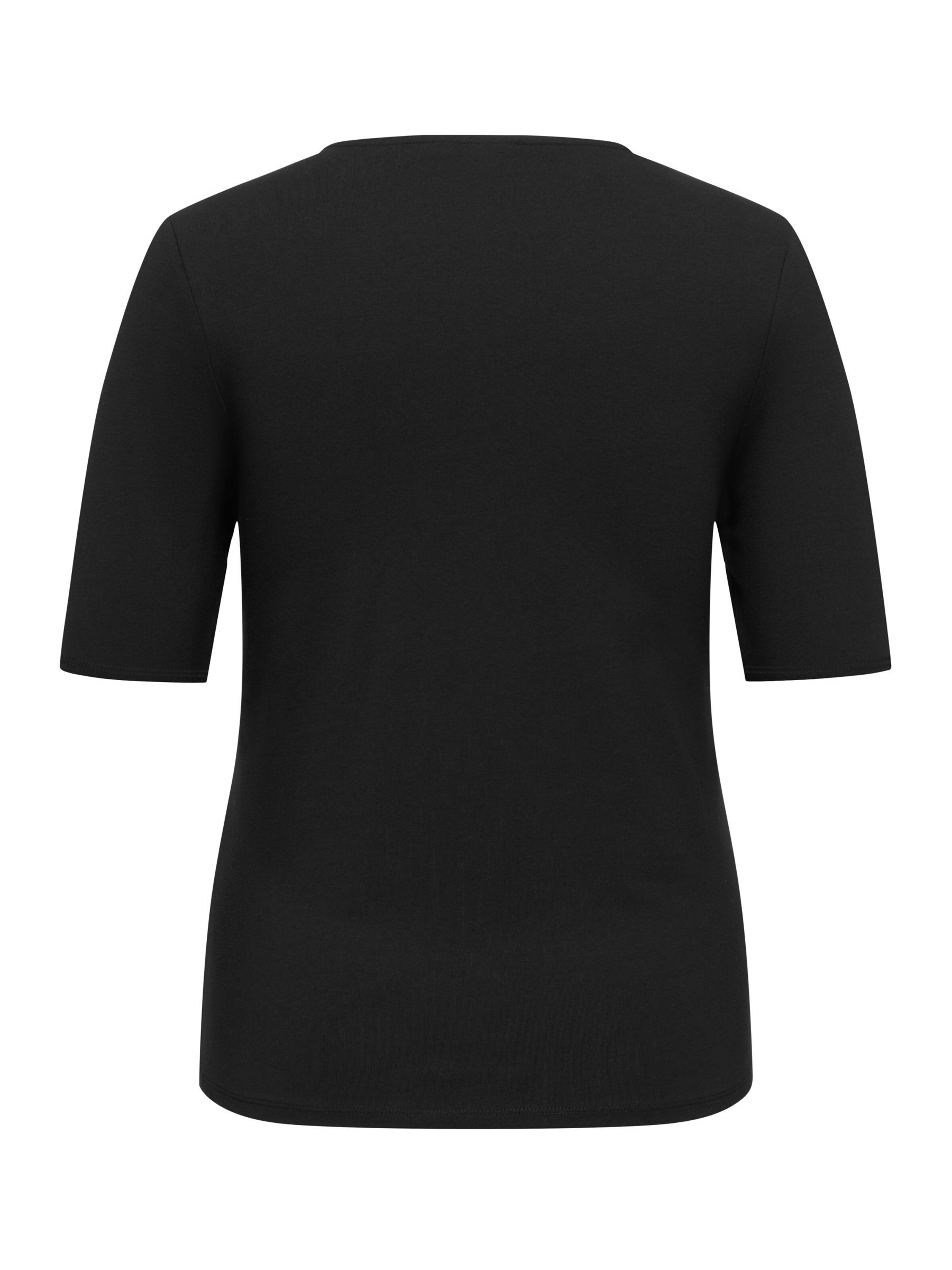 ONLY Carmakoma - Camiseta 'CARLotus' en negro