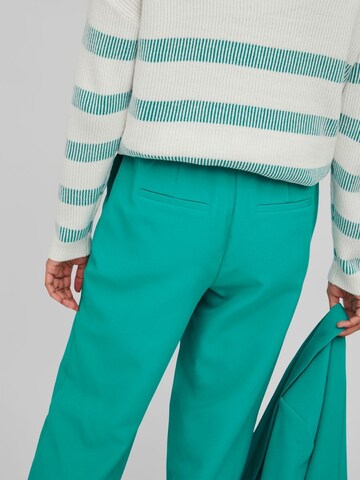 VILA Regular Pants 'Kamma' in Green