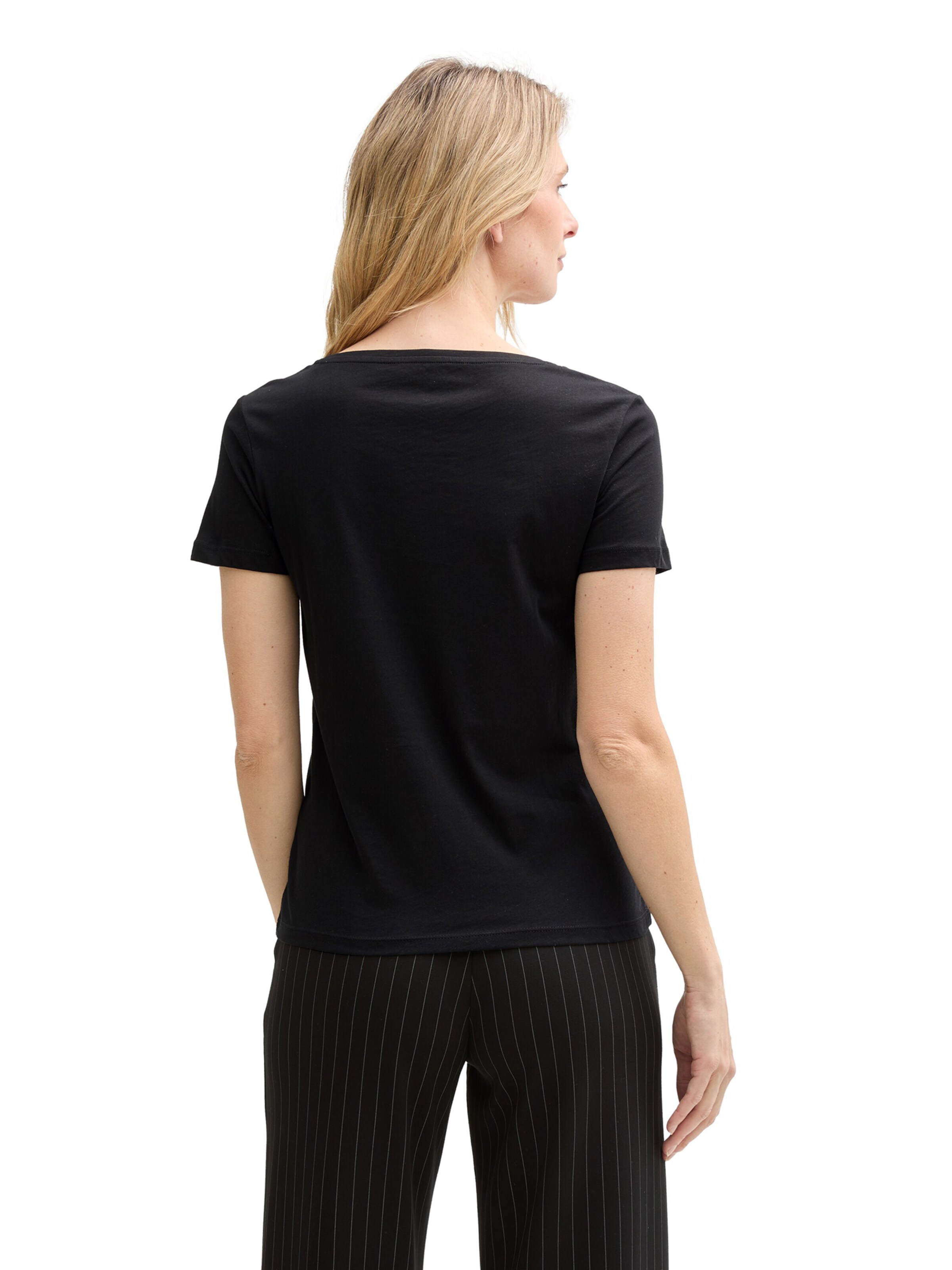 Tricou de la TOM TAILOR pe negru