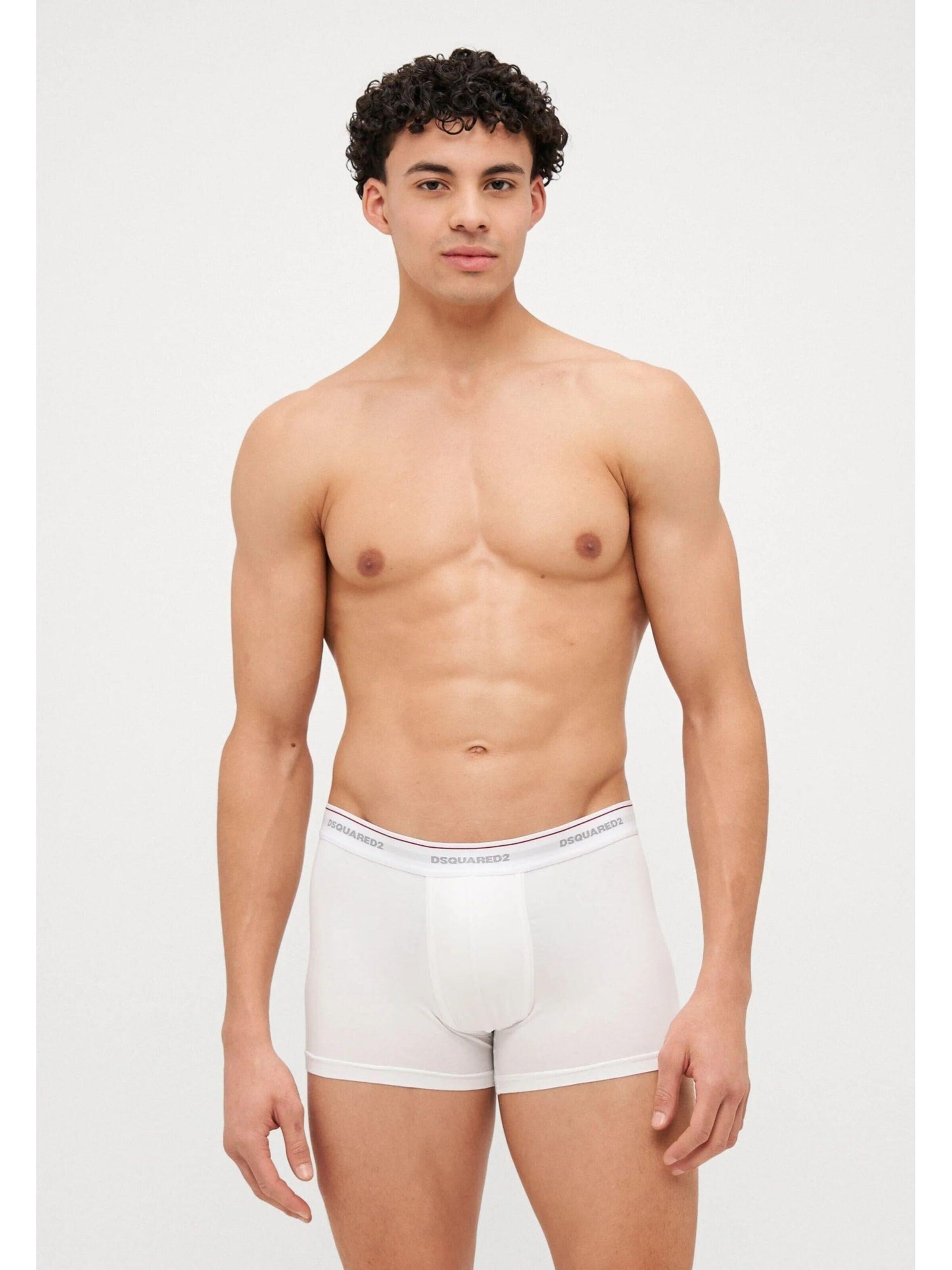 DSQUARED2 Boxershorts '3 Pack Men's Boxer Shorts White, Grey, and Black' i vit