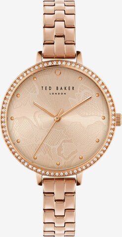 Ted Baker Analog Watch 'Daisen Tb Classic Chic' in Gold: front