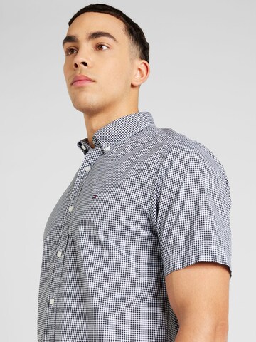 TOMMY HILFIGER - Regular Fit Camisa 'FLEX' em azul