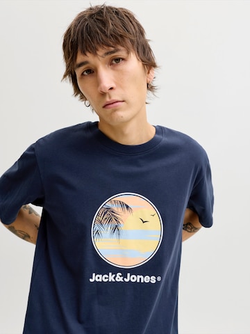 JACK & JONES Koszulka 'JJPERRY' w kolorze niebieski