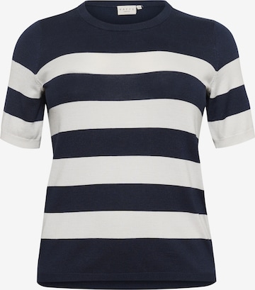 KAFFE CURVE Sweater 'KC Lizzy' in Blue: front