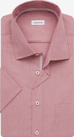 SEIDENSTICKER Comfort fit Button Up Shirt in Pink