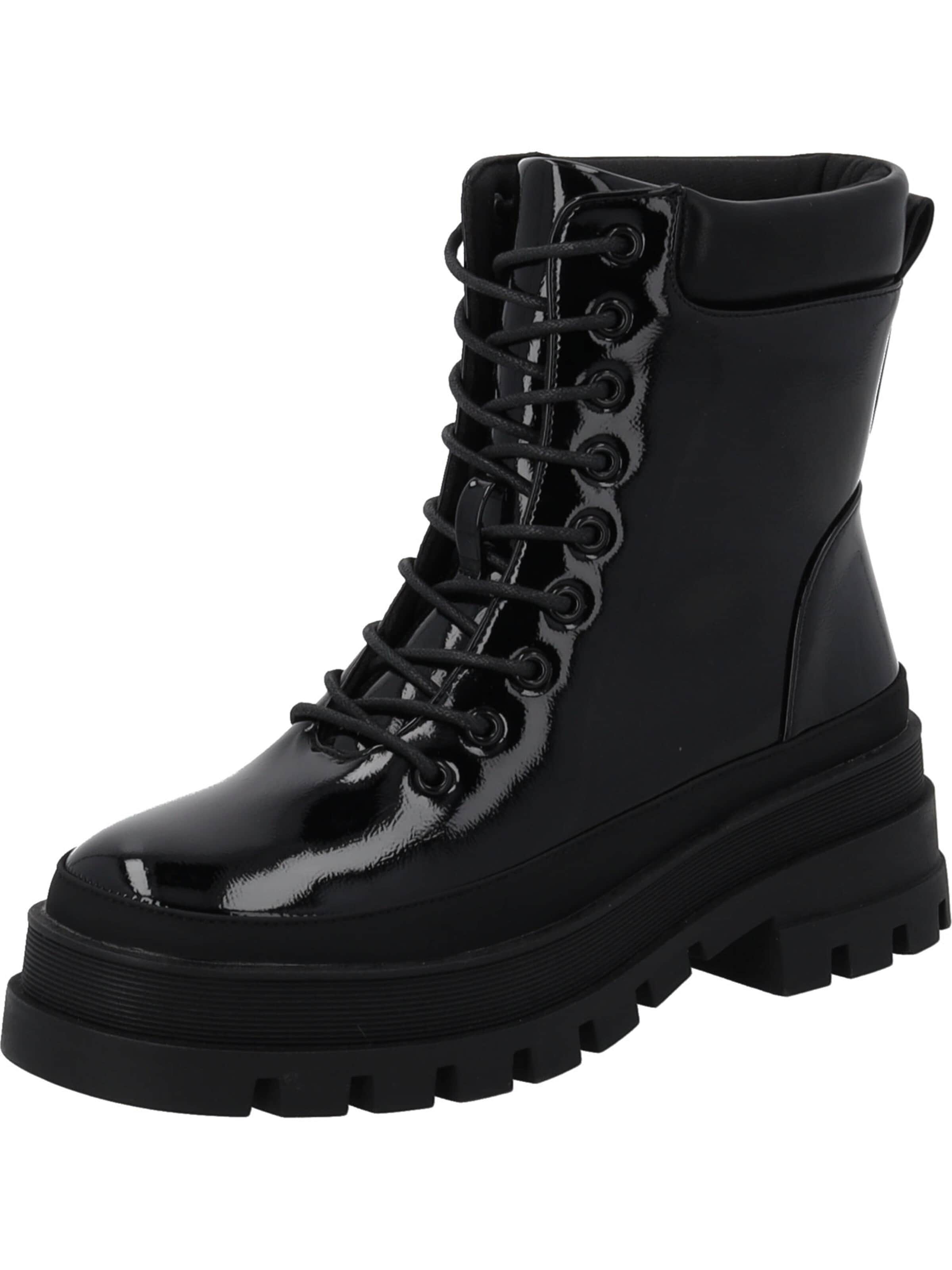 Palado by Sila Sahin Schnürstiefelette‌‌‌‌‌‌‌‌‌‌ in Schwarz: Vorderseite