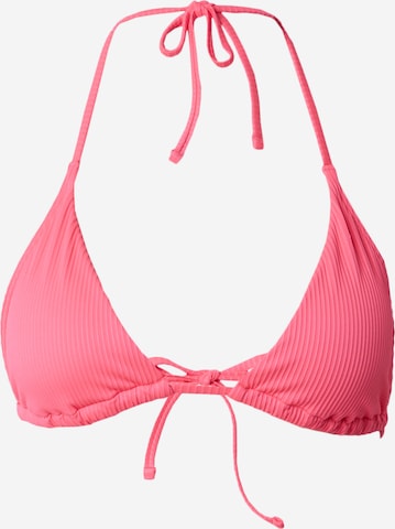HOLLISTER Triangen Bikiniöverdel i rosa: framsida