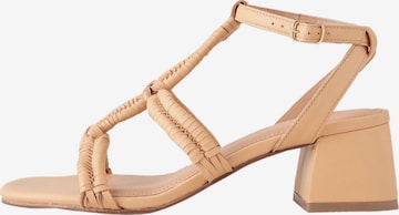 Sandales à lanières 'Forever Comfort' Next en beige : devant