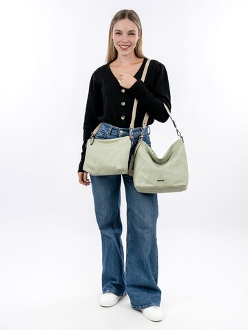 Borsa a spalla 'Elke' di Emily & Noah in verde