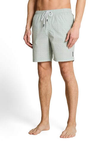 TOM TAILOR DENIM Board Shorts in Green: front
