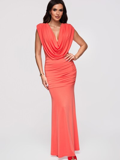 Ombre Abendkleid in 34 in koralle, Produktansicht