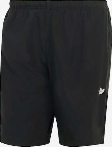 ADIDAS ORIGINALS Badeshorts 'Trefoil Essentials' in Schwarz: Vorderseite