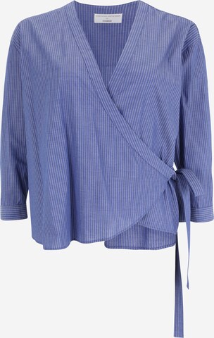 Camicia da donna 'Nena' di Guido Maria Kretschmer Curvy in blu: frontale