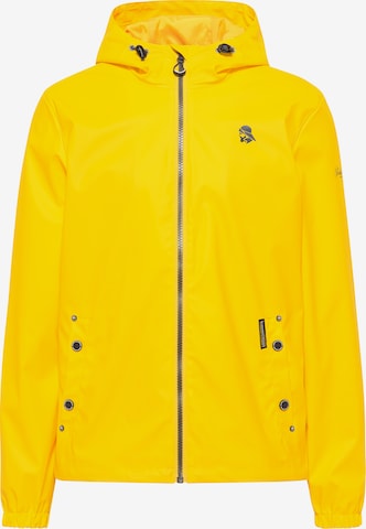 Schmuddelwedda Between-Season Jacket 'Incus' in Yellow: front