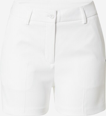 Pantaloni sport 'Gwen' de la J.Lindeberg pe alb: față