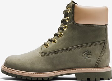 Stivaletto stringato di TIMBERLAND in verde: frontale