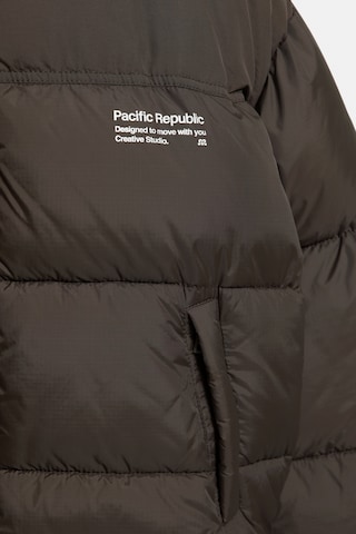 Pull&Bear Winter jacket 'PACIFIC' in Brown