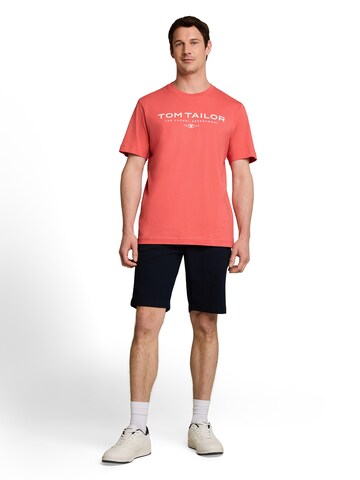 TOM TAILOR T-Shirt in Rot