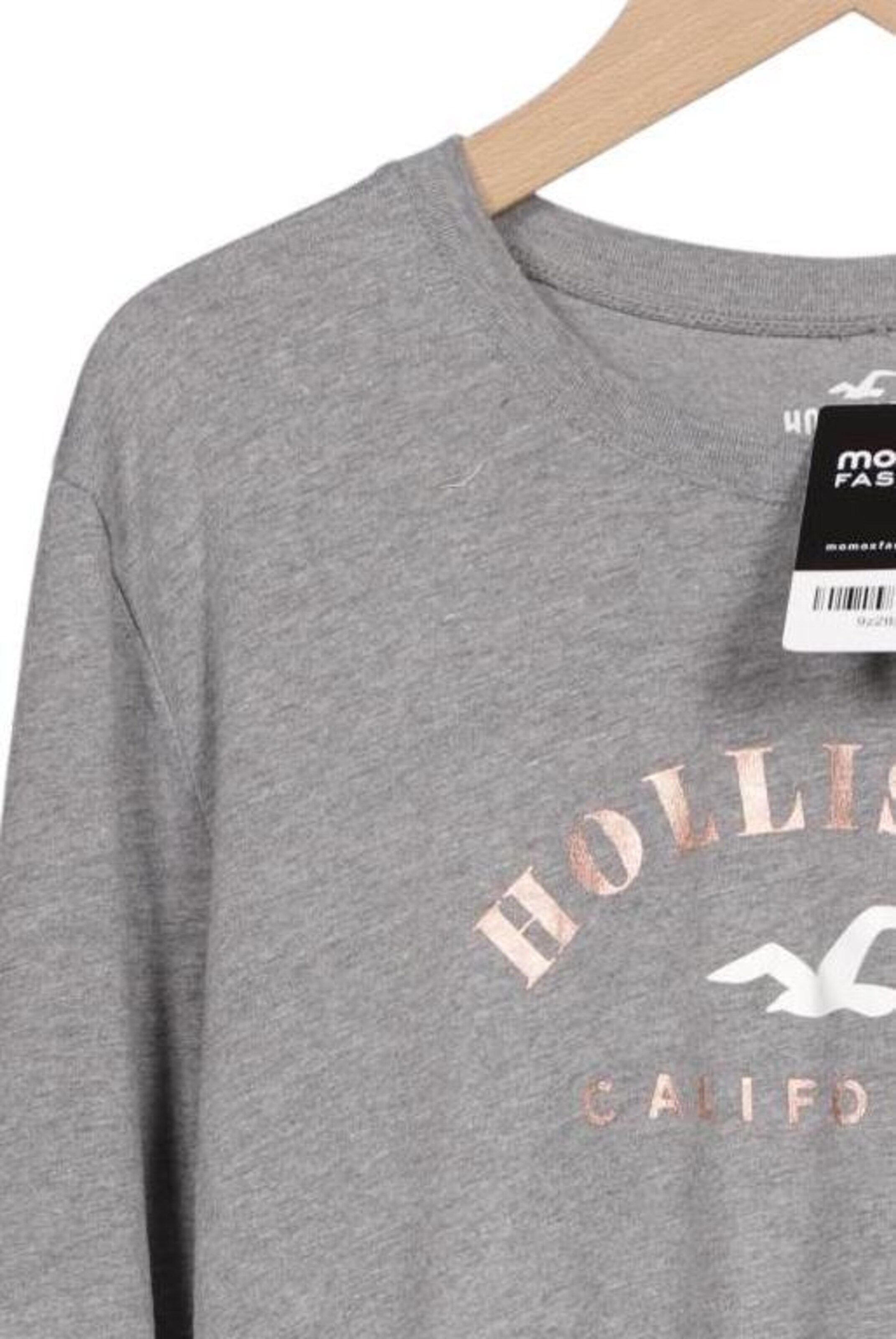 HOLLISTER Top & Shirt in XS in Grey