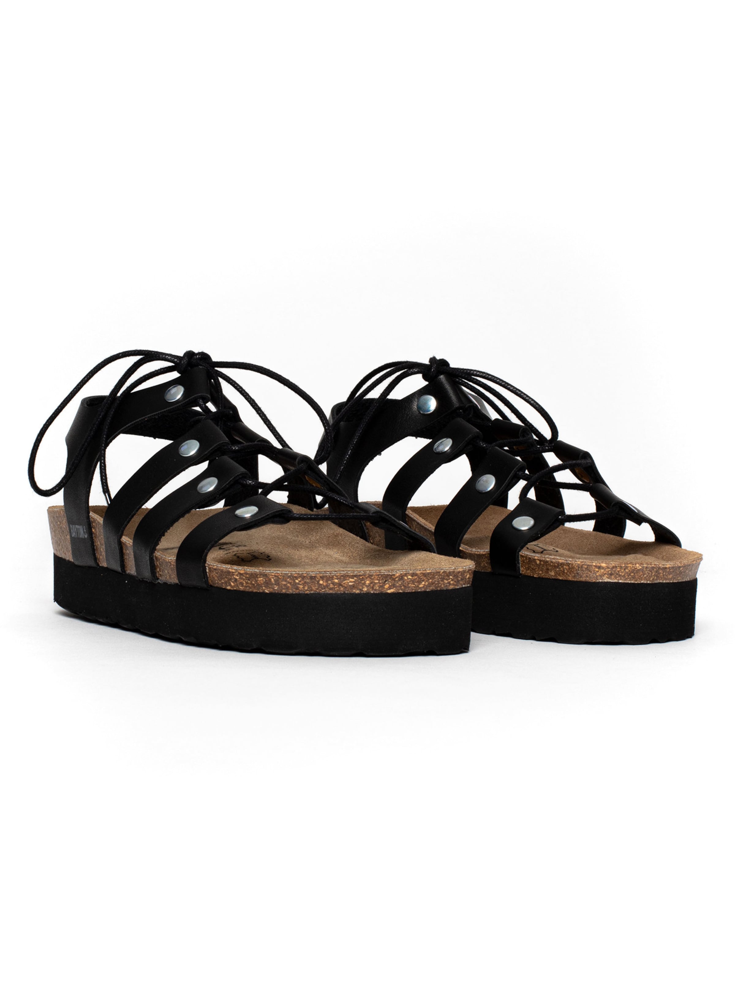 Bayton Remienkové sandále 'Jaen' - Čierna