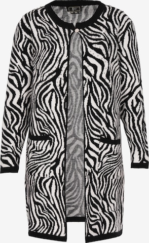 faina Neuletakki värissä musta: etupuoli