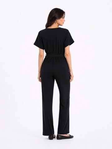 BIBI SAKALIEVA - Jumpsuit 'Black Wide-Leg Jumpsuit' en negro