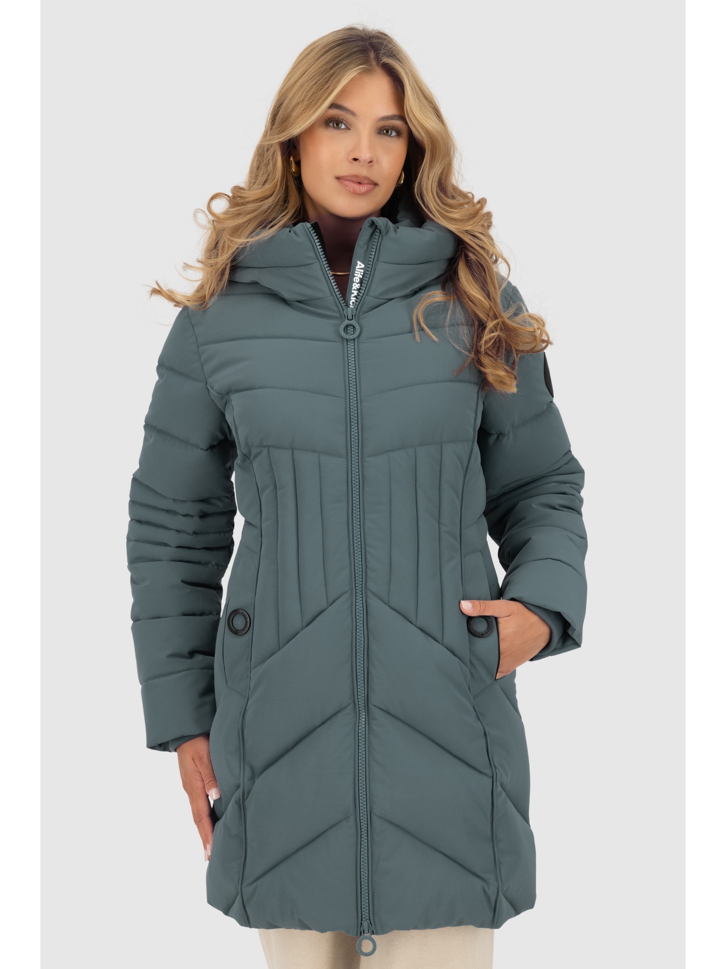 alife & kickin Winterjacke 'PriscillaAK A'‌‌‌‌‌‌‌‌‌ in basaltgrau, Produktansicht