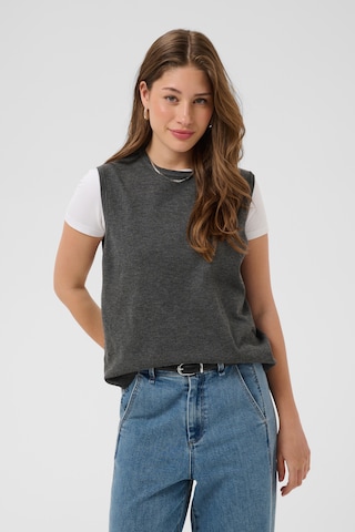 SAINT TROPEZ - Pullover 'Mila' em cinzento: frente