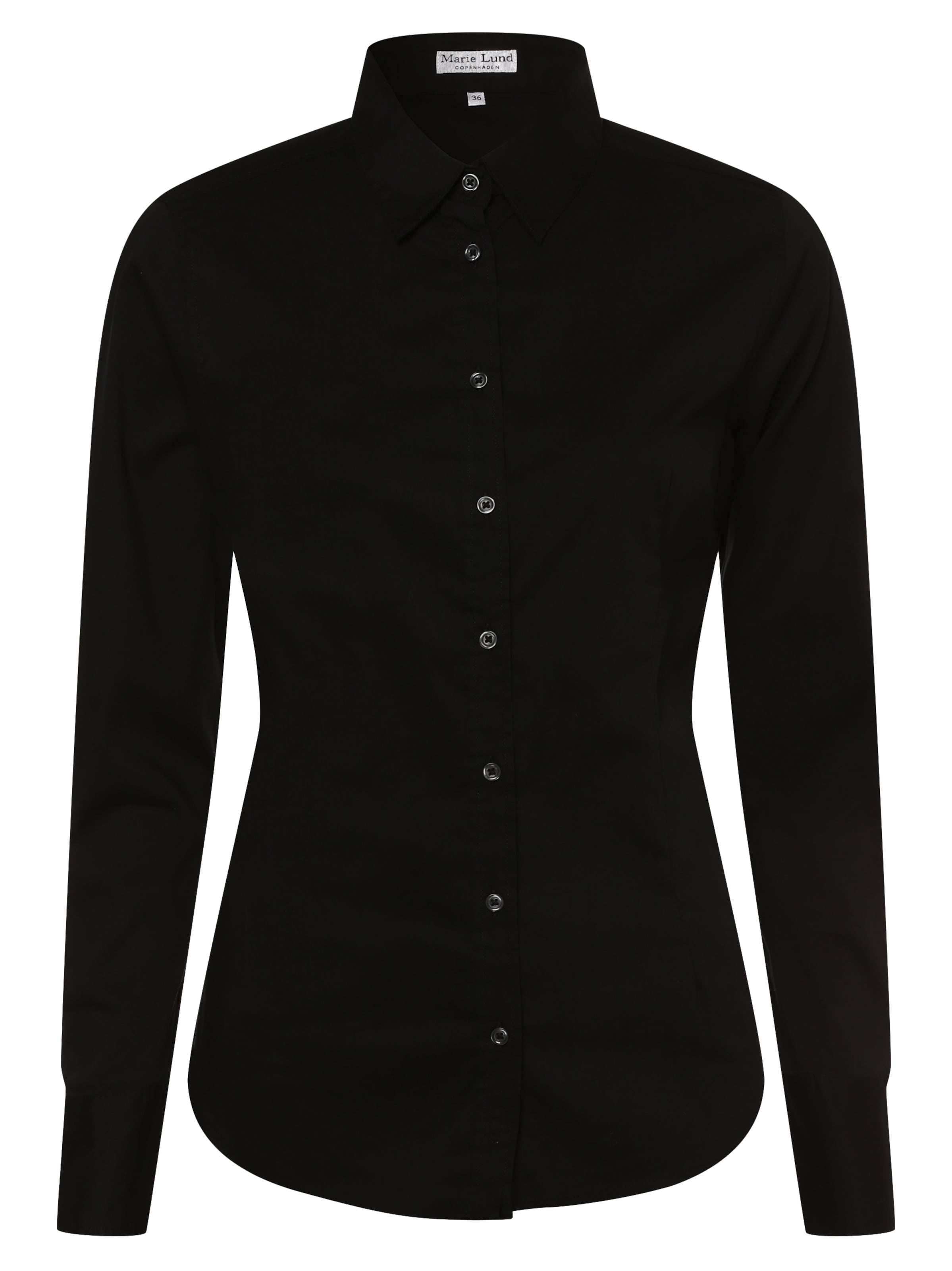 Marie Lund Blouse in Zwart: voorkant
