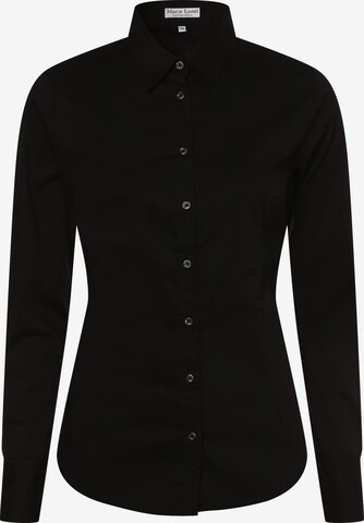 Marie Lund Bluse in Schwarz: predná strana