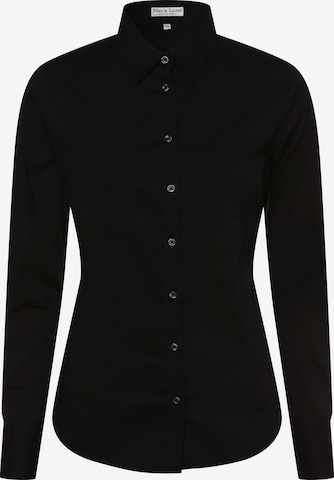 Marie Lund Bluse in Schwarz: predná strana