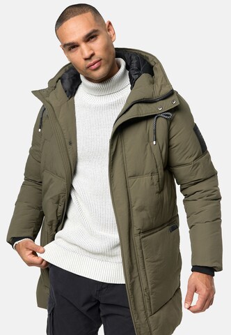 Parka d’hiver ' Mylo ' INDICODE JEANS en vert