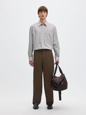 SELECTED Loosefit Pantalon in Bruin