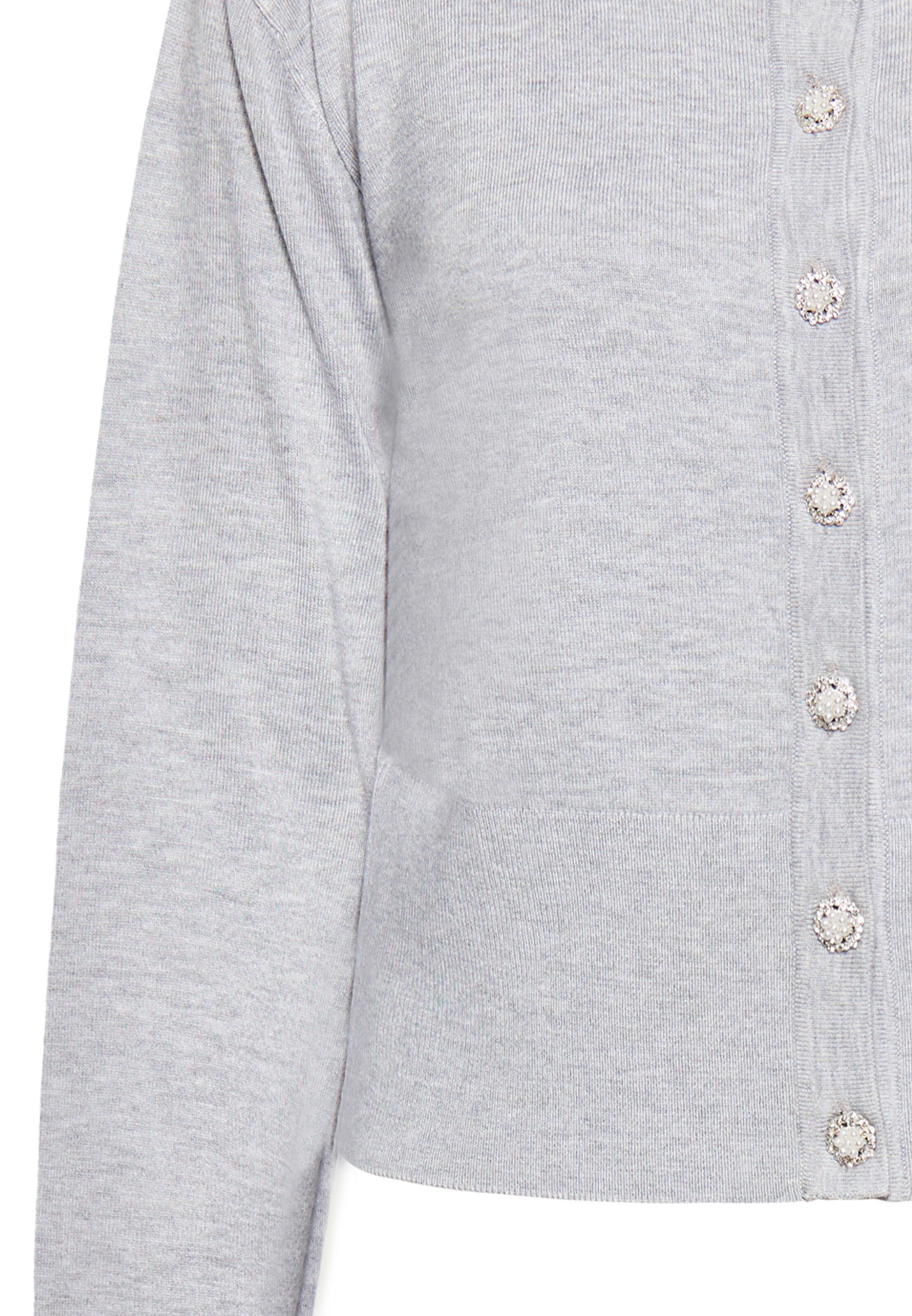 NAEMI Strickjacke in Grau